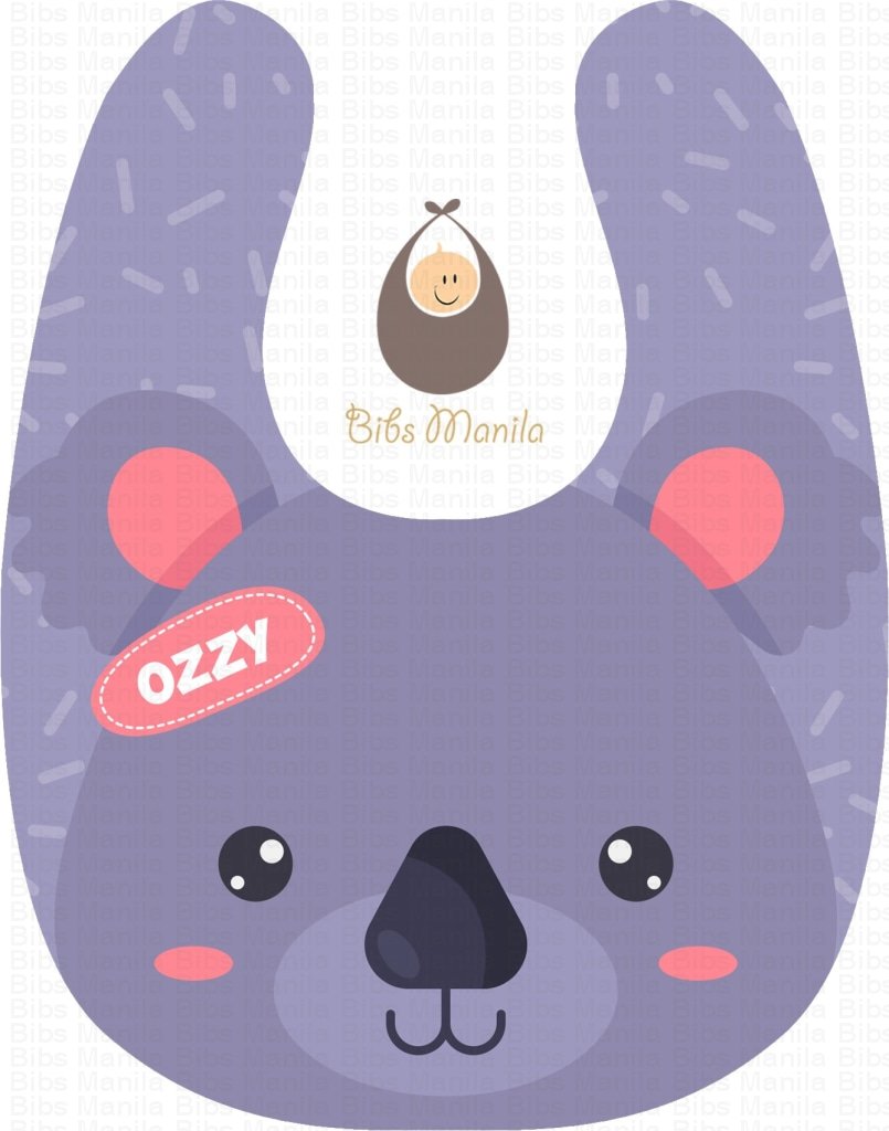 Animal Face Koala Bibs