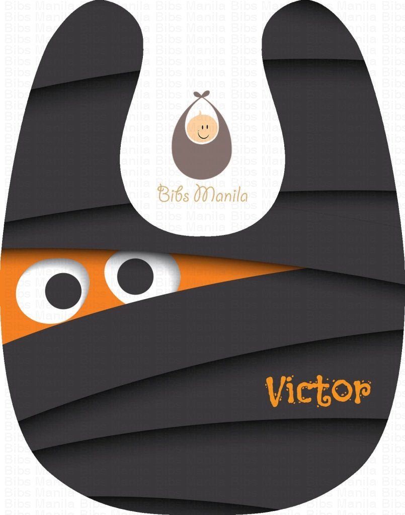 Boo Halloween Personalized Baby Bib