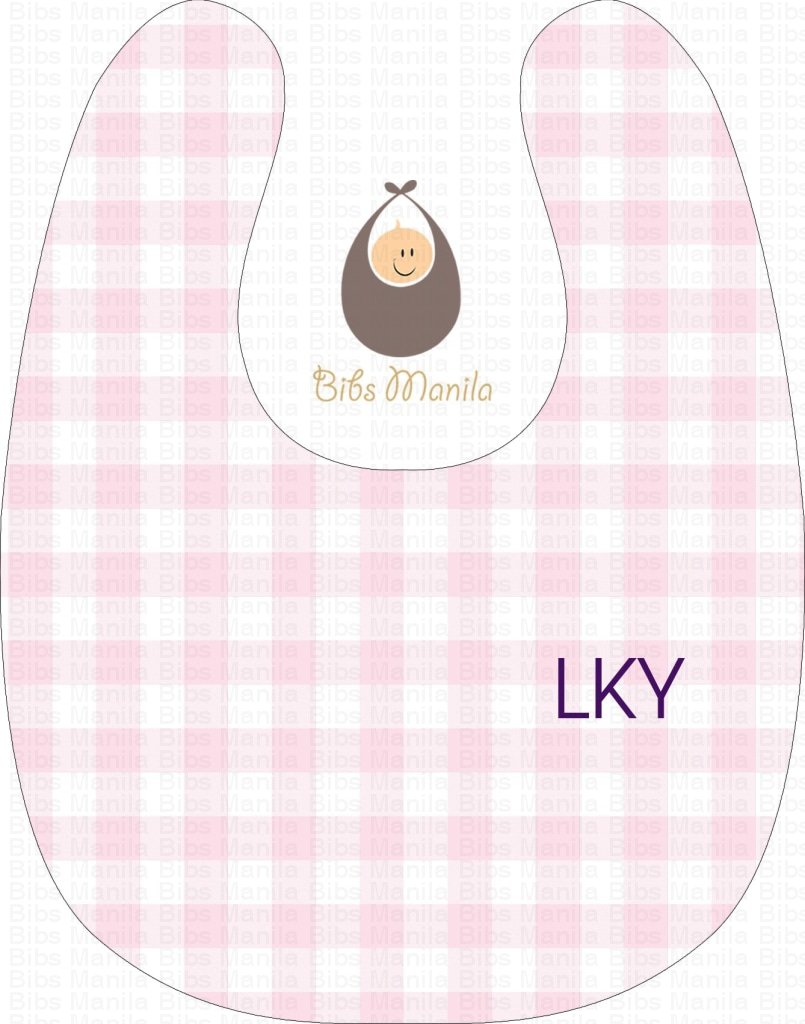 Classic Ginghams Light Pink Bibs