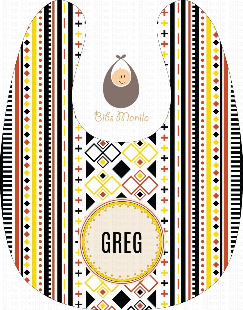 Ethnic Pattern 1 Bibs