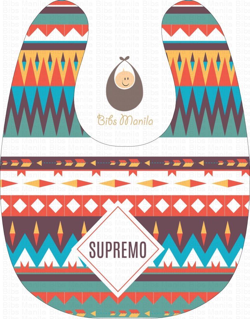 Ethnic Pattern 3 Bibs