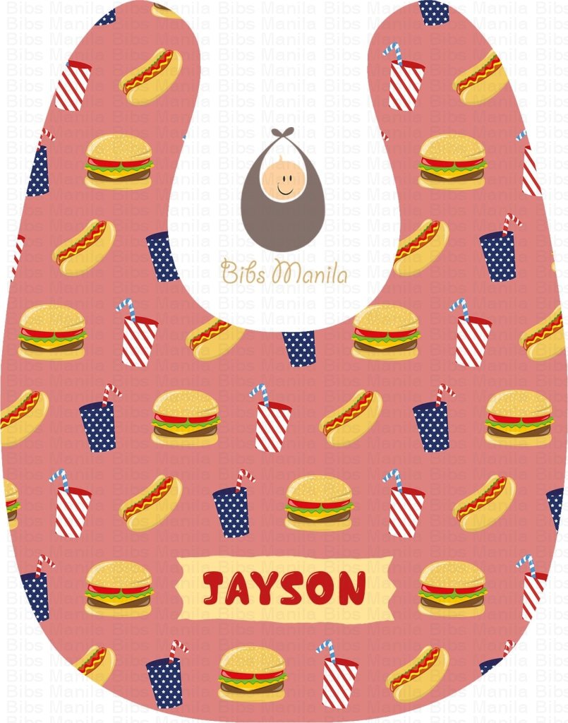 Fourth Of July Hotdogs Bibs