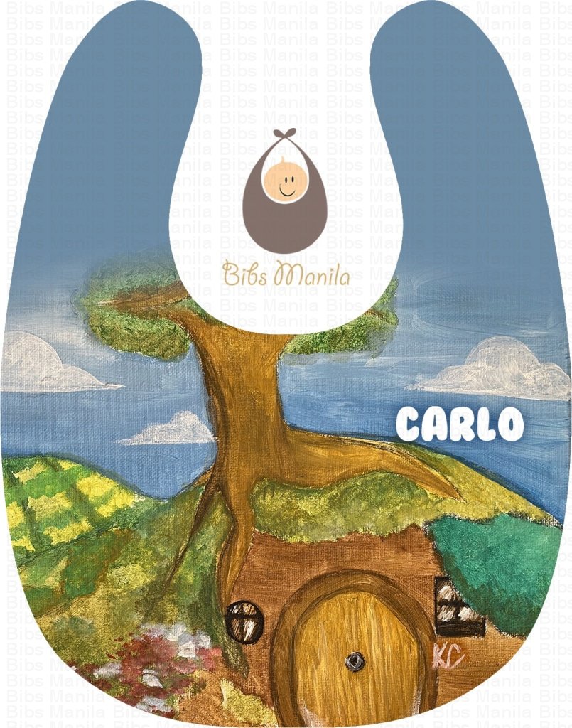 Hand-Painted Bib 25: Hundred Acre Wood Bibs