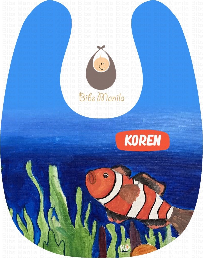 Hand-Painted Bib 9: Marlin And Me Bibs