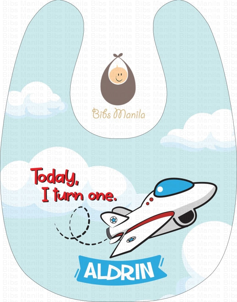 Jet Fighter Birthday Bibs