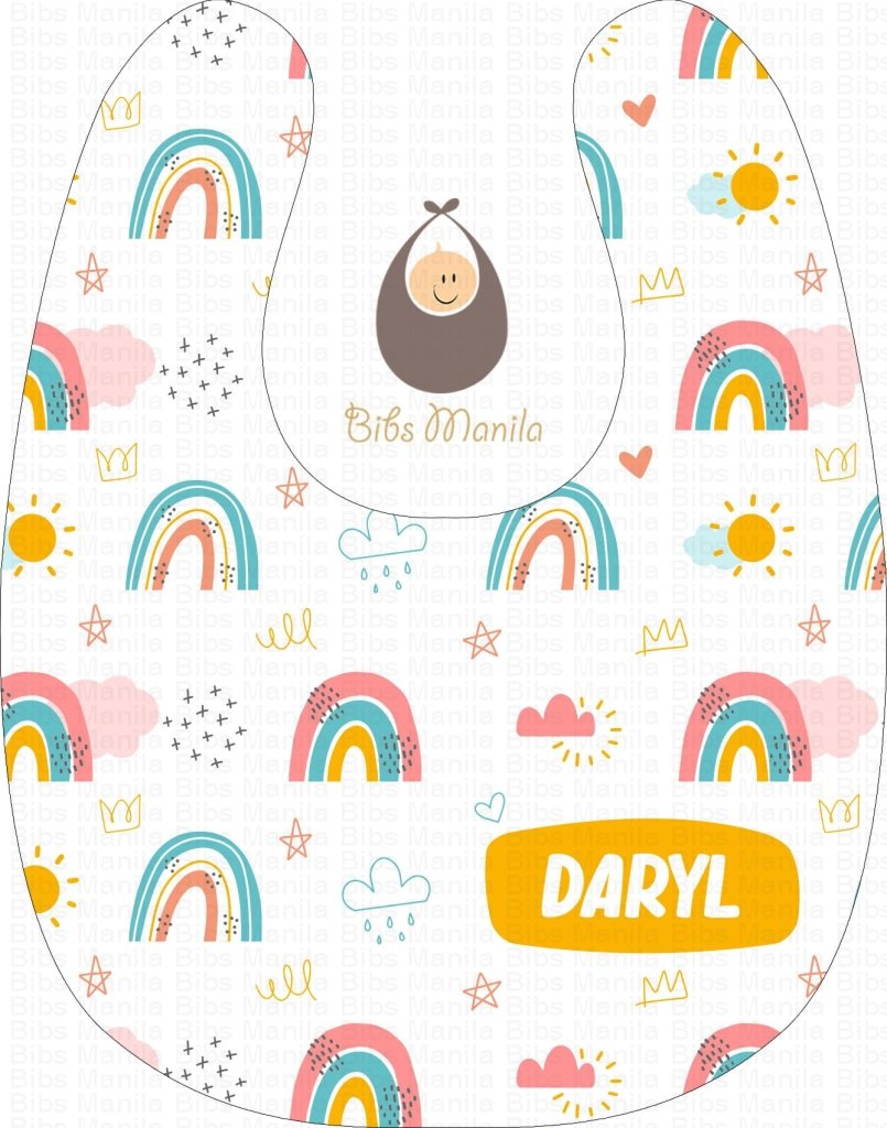 King Rainbow Bibs
