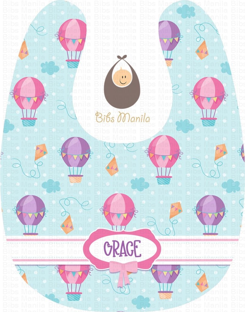 Kites And Balloons Tutti Frutti Bibs