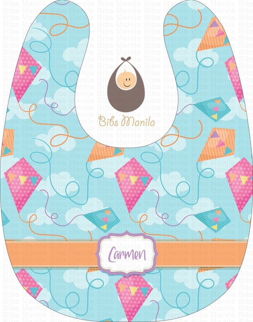 Kites And Clouds Bibs