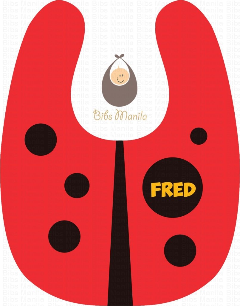 Lady Bug Bibs