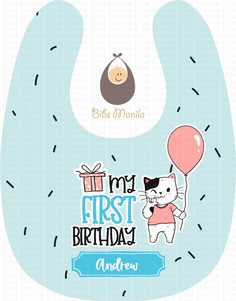 My First Birthday Bibs