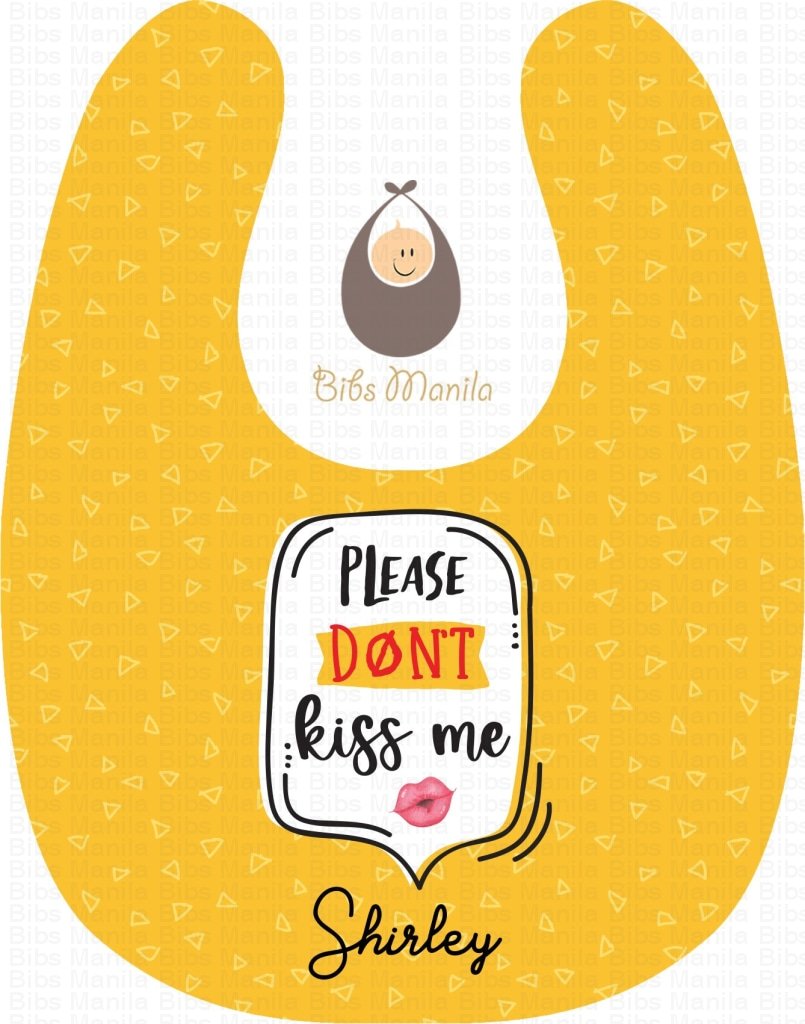 No Kiss! Bibs