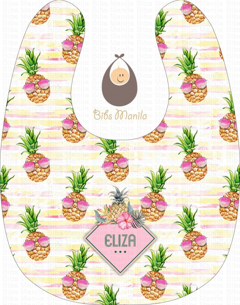 Pineapples In Pink Bibs