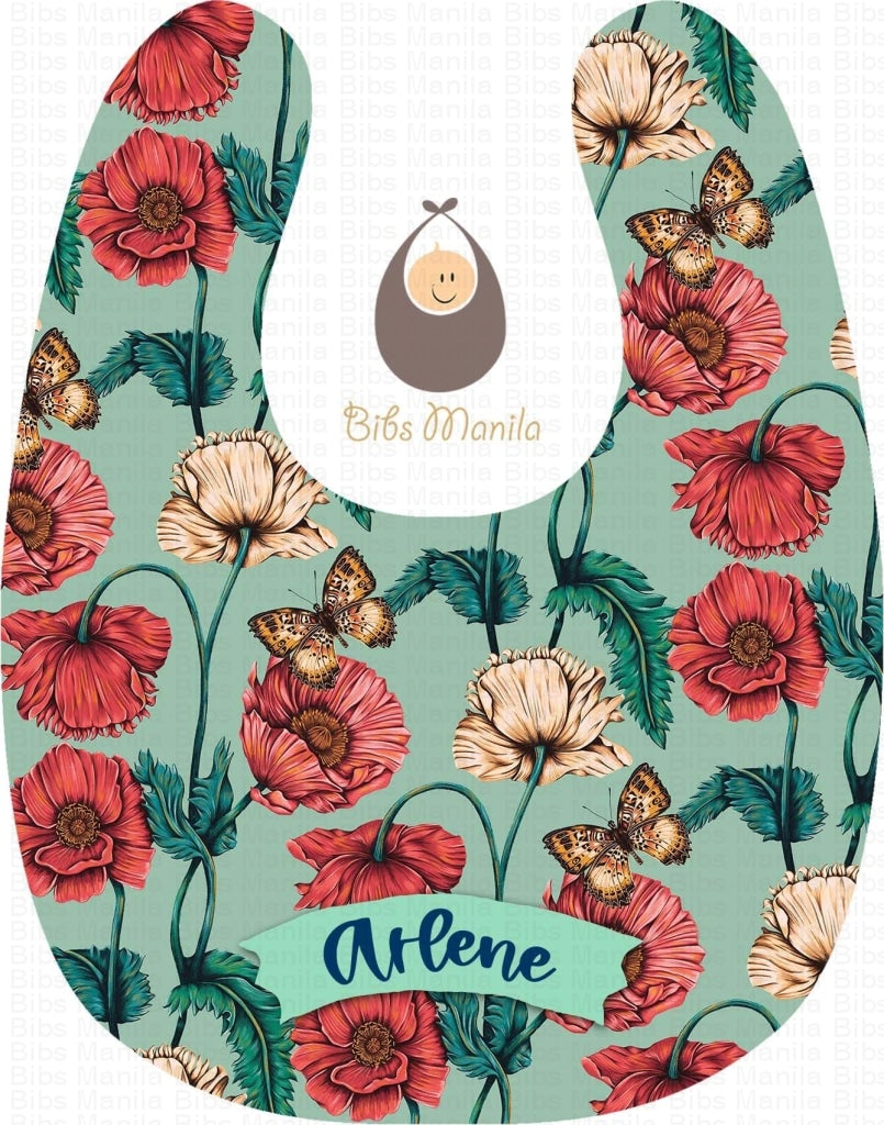 Poppies Forest Bibs