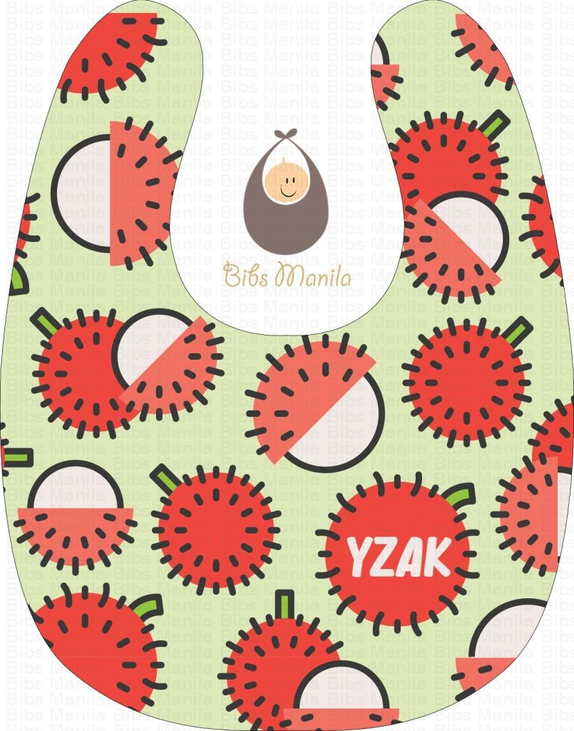 Rambutan Fan Bibs