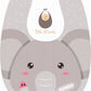 Animal Face Kawaii Bibs