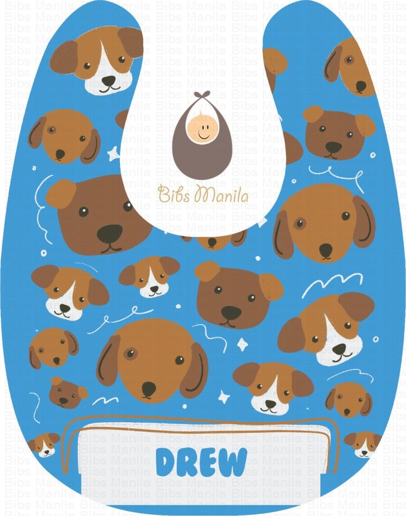 Babys Best Friend Blue / With Waves Bibs