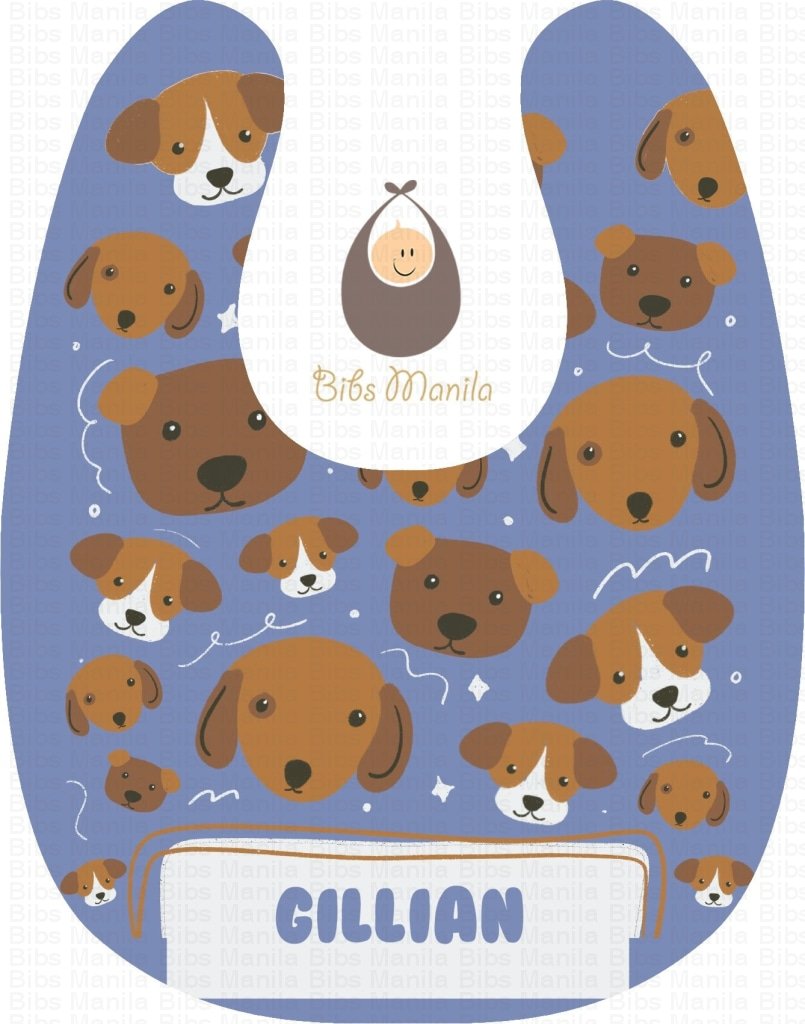 Babys Best Friend Indigo / With Waves Bibs