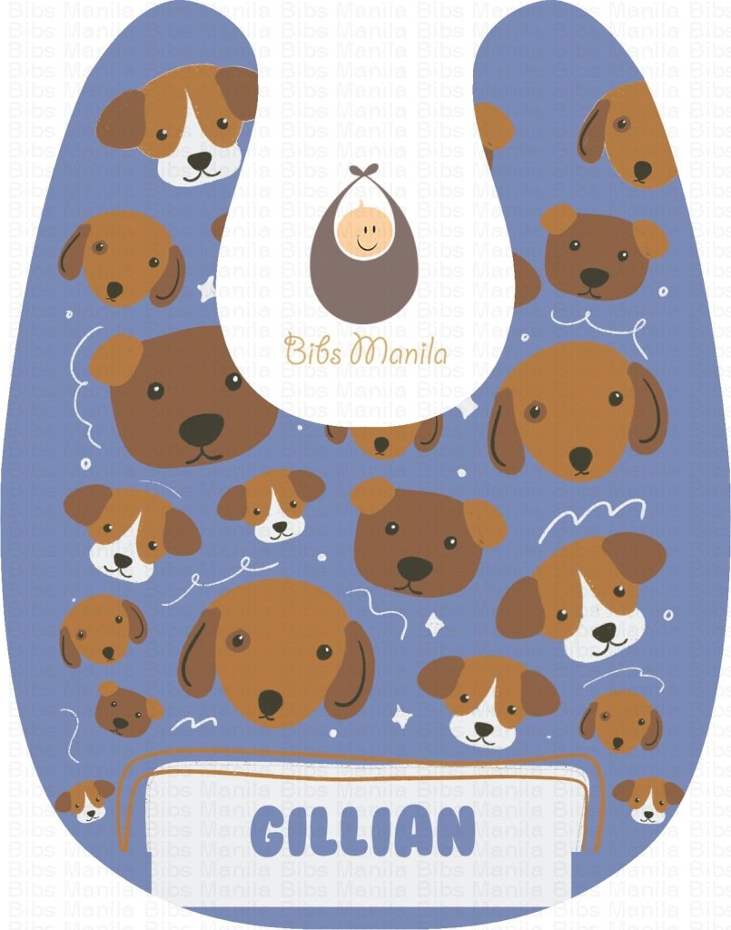 Babys Best Friend Indigo / With Waves Bibs