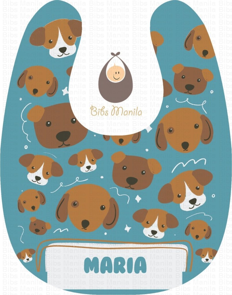 Babys Best Friend Teal / With Waves Bibs