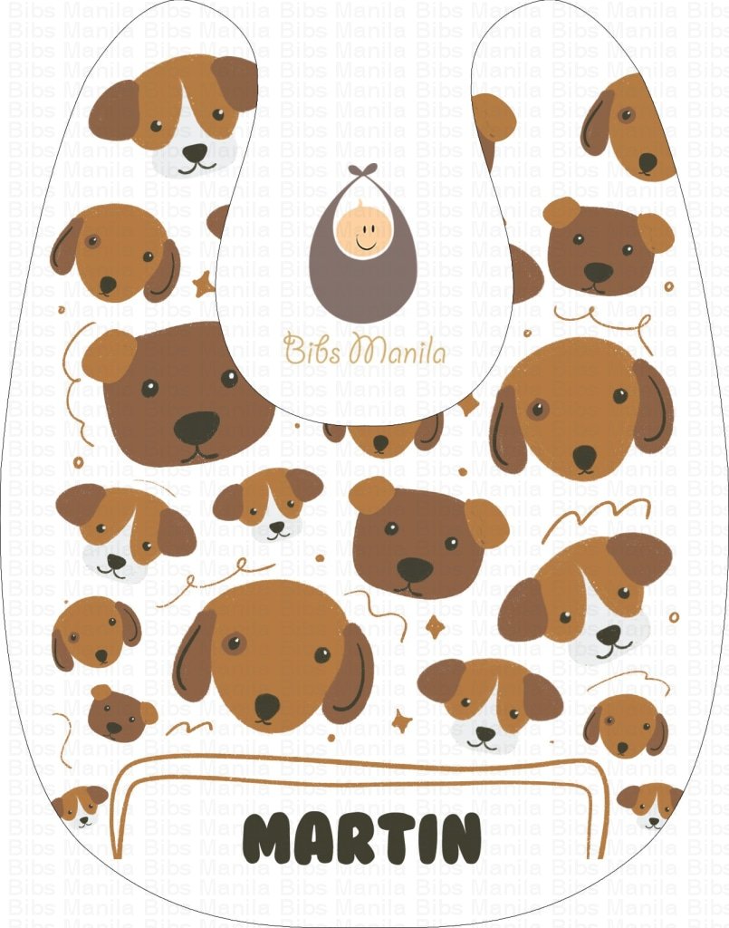 Babys Best Friend White / With Waves Bibs