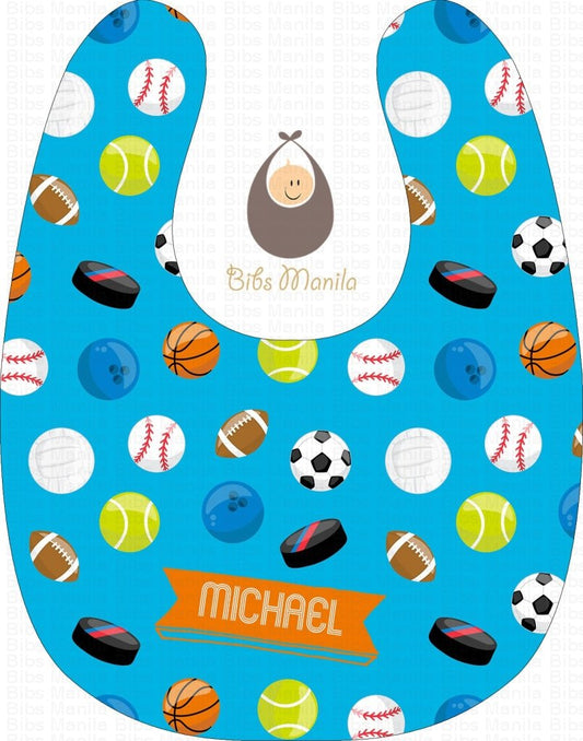 Balls Of Sport In Skyblue Bibs