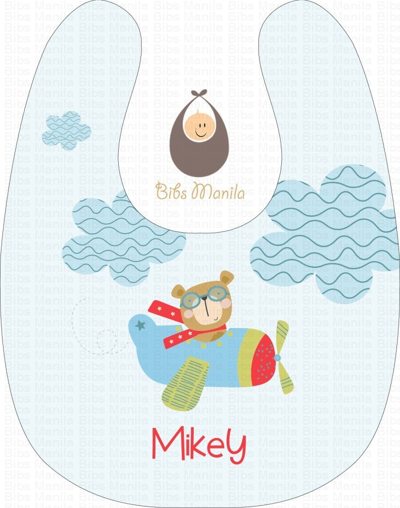 Bear In Flight Bibs