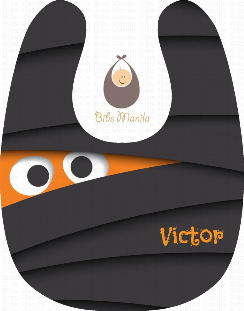 Boo Halloween Personalized Baby Bib