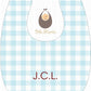 Classic Ginghams Baby Blue Bibs
