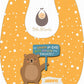 Cute Parent Bears Yellow / With Snow Bibs