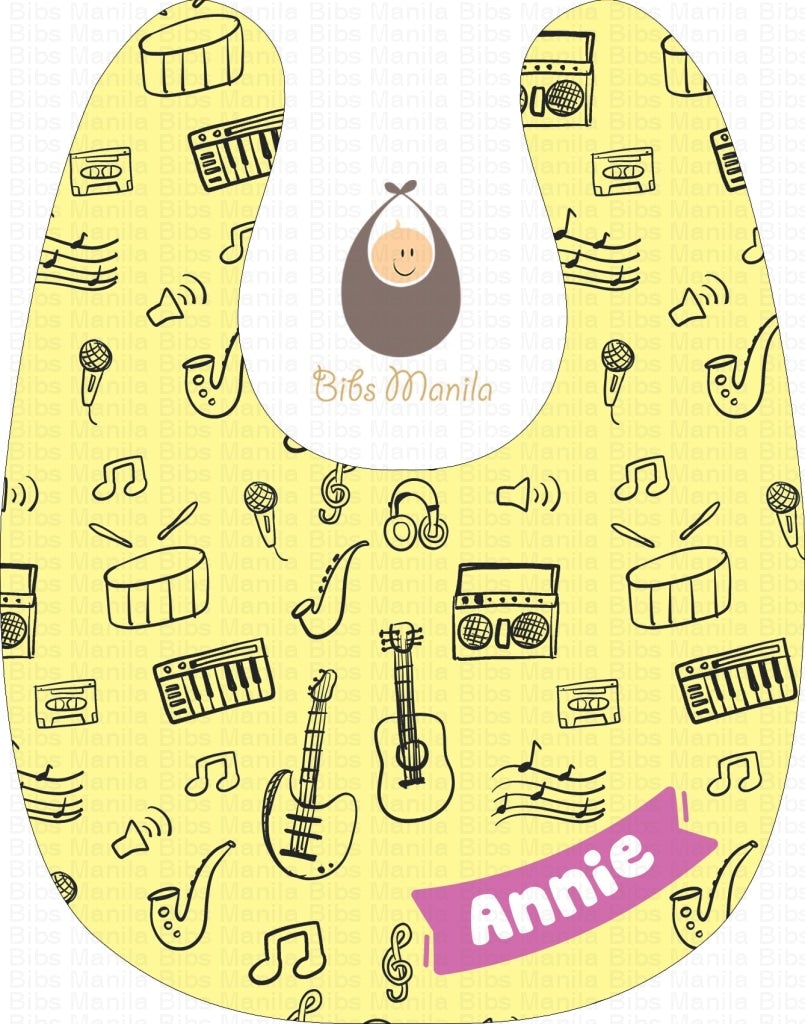 Family Jam Canary Bibs