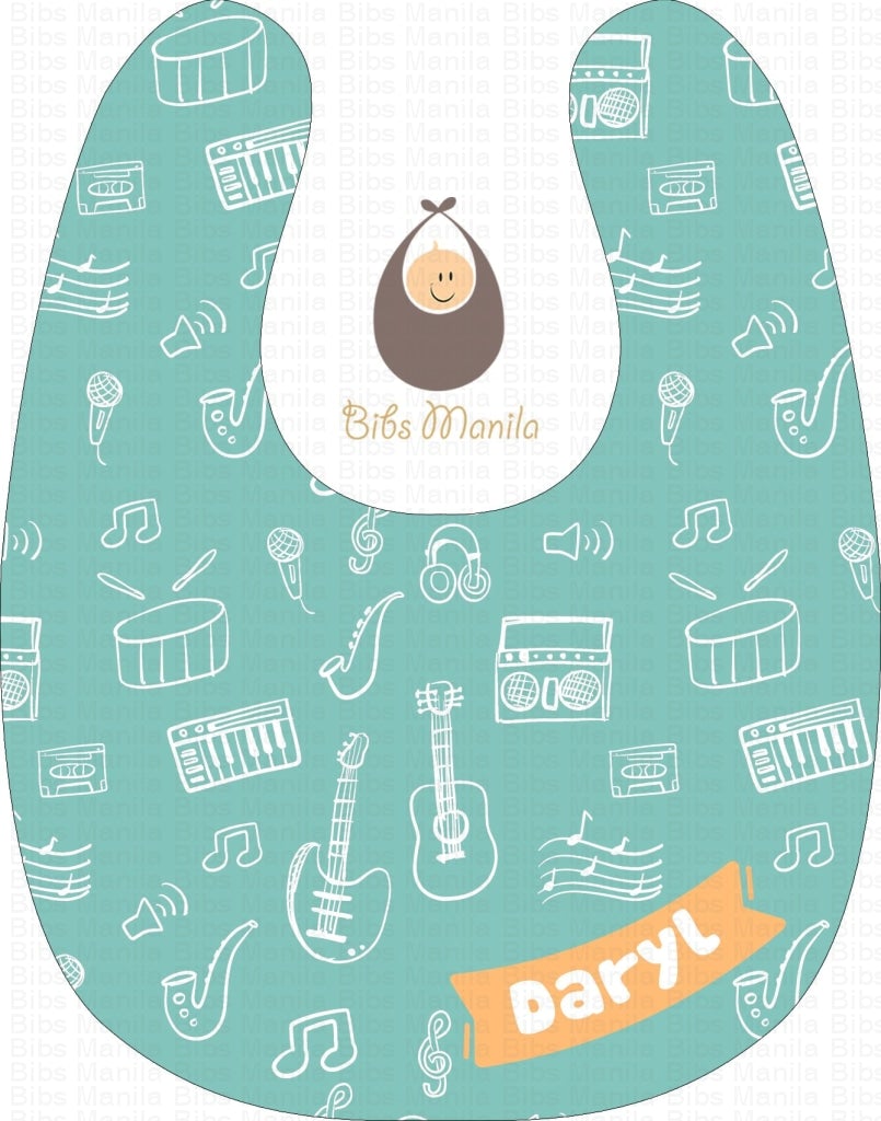 Family Jam Teal Bibs