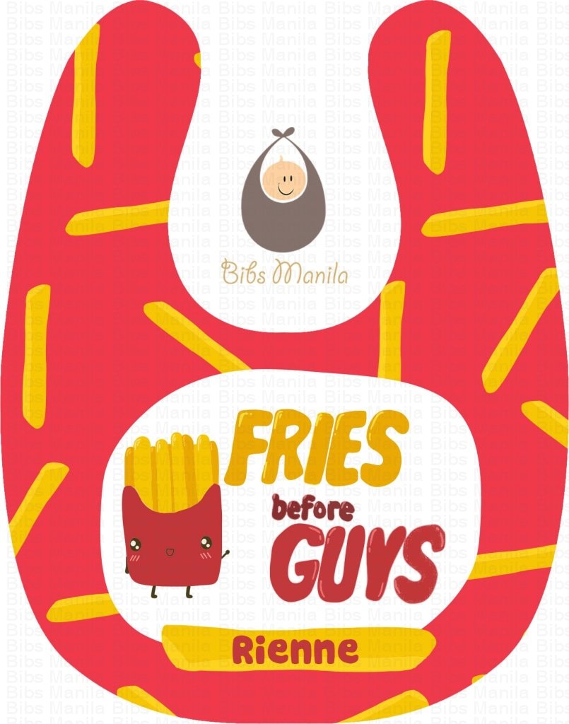 Fries Before Guys Bibs