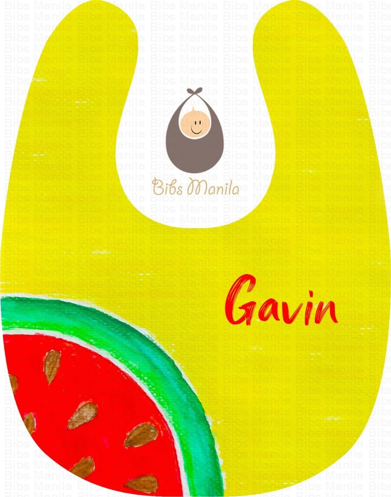 Gavins Watermelon Bibs