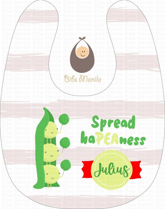 Happy Peas Bibs