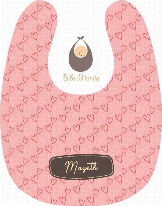 Heart Doodles Bibs