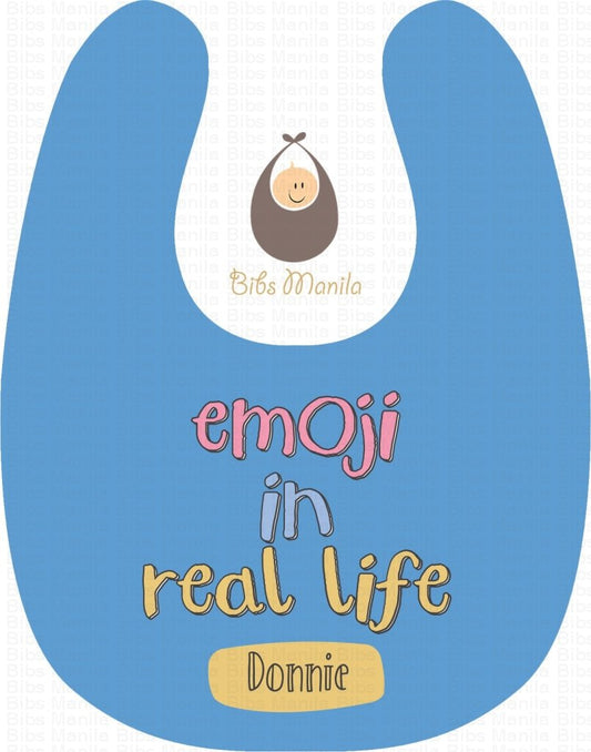 Live Emoji In Baby Blue Bibs