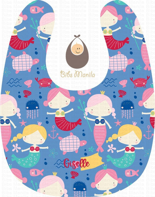 Mermaid And Friends Bibs