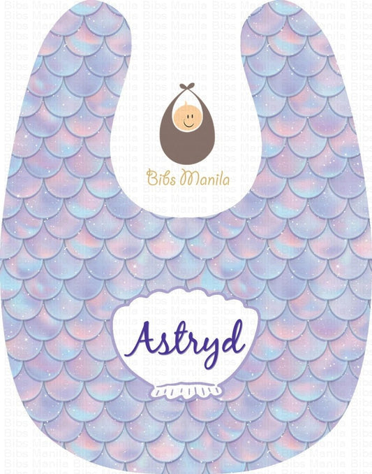 Mermaid Skin Personalized Baby Bib