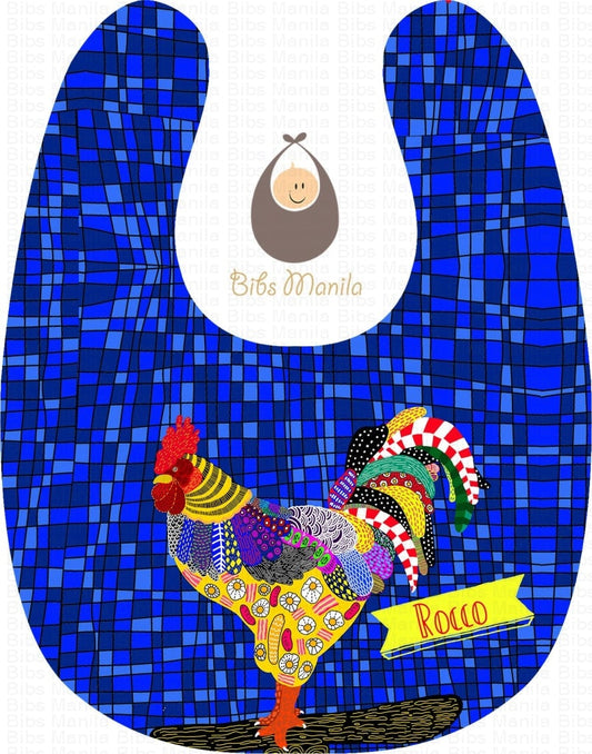 Mosaic Rooster Bibs