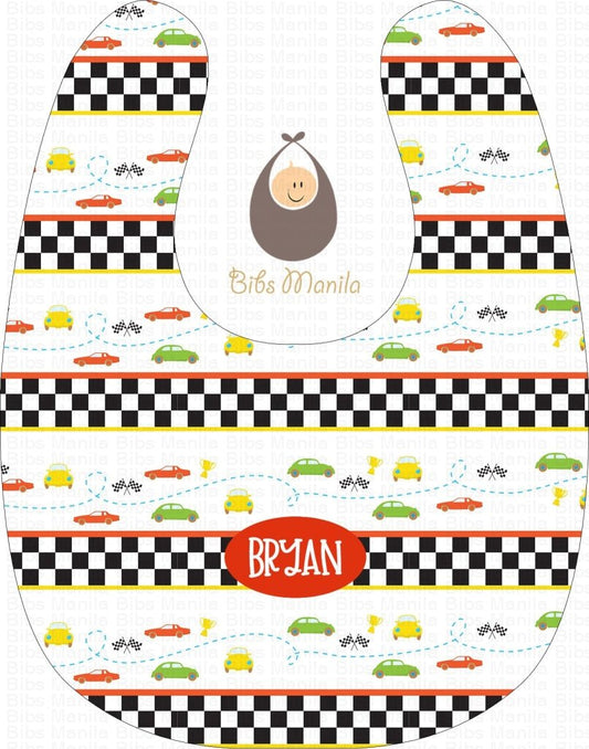 Race Track Map Bibs