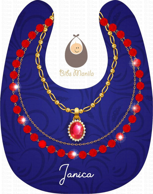 Ruby Necklace Bibs