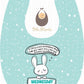 Sweet White Rabbit Mint Green Bibs