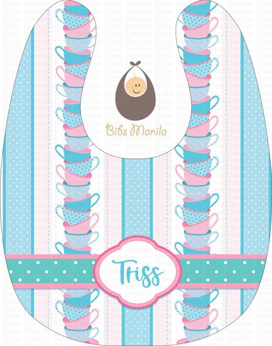 Twin Teacup Towers Bibs